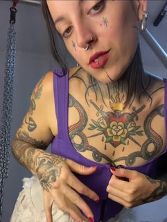 Video by Victoria Flex with the username @bdsmvicky, who is a star user,  November 2, 2024 at 11:45 AM. The post is about the topic Lovely Small Tits and the text says 'If you want to see the continuation, follow the link😈💦🍒
#tits #boobs'