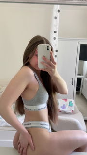 Video by NatalieHot with the username @NatalieHot, who is a verified user,  September 14, 2024 at 9:07 AM. The post is about the topic Amateurs and the text says 'Imagine I am on top of you riding you until you cum'