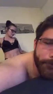 Video by Pegging is my thing with the username @SomesexstuffIlike,  February 20, 2021 at 1:30 AM. The post is about the topic Pegging with Passion and the text says 'Nerdy pegging #strapon #pegging'