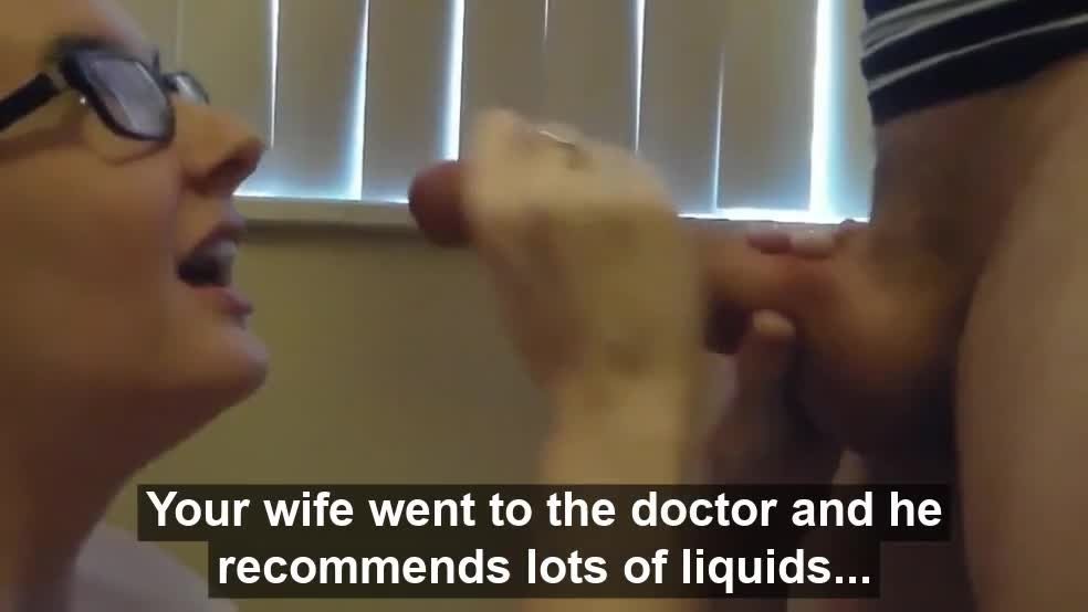 Video by mystuffwarehouse with the username @mystuffwarehouse,  February 9, 2021 at 11:00 PM. The post is about the topic blowjob and the text says 'He served her a special cocktail in his office, told her to come back for more the following days.

#hotwife #glasses #captions

Don't forget to follow, like and share!'