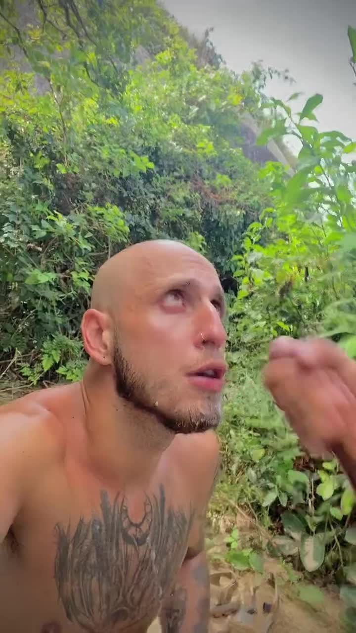 Video by Nickplus33 with the username @Nickplus33, who is a verified user,  January 5, 2024 at 7:38 AM and the text says '#bald #beard #otter #loads #cum #cumfacial'