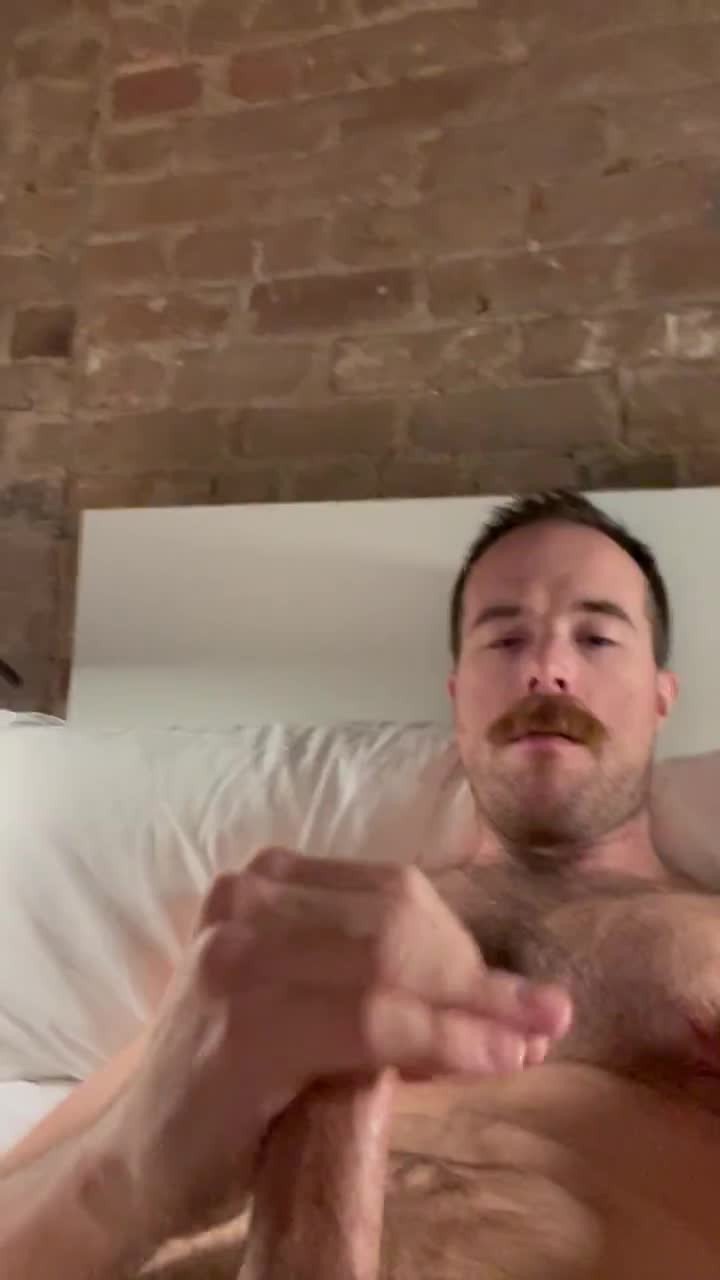 Video by Nickplus33 with the username @Nickplus33, who is a verified user,  January 20, 2024 at 5:28 AM and the text says '#stache #hairy #youngdilf #thickbush #loads #cum #cumshooter  #cumfacial #hotvid'