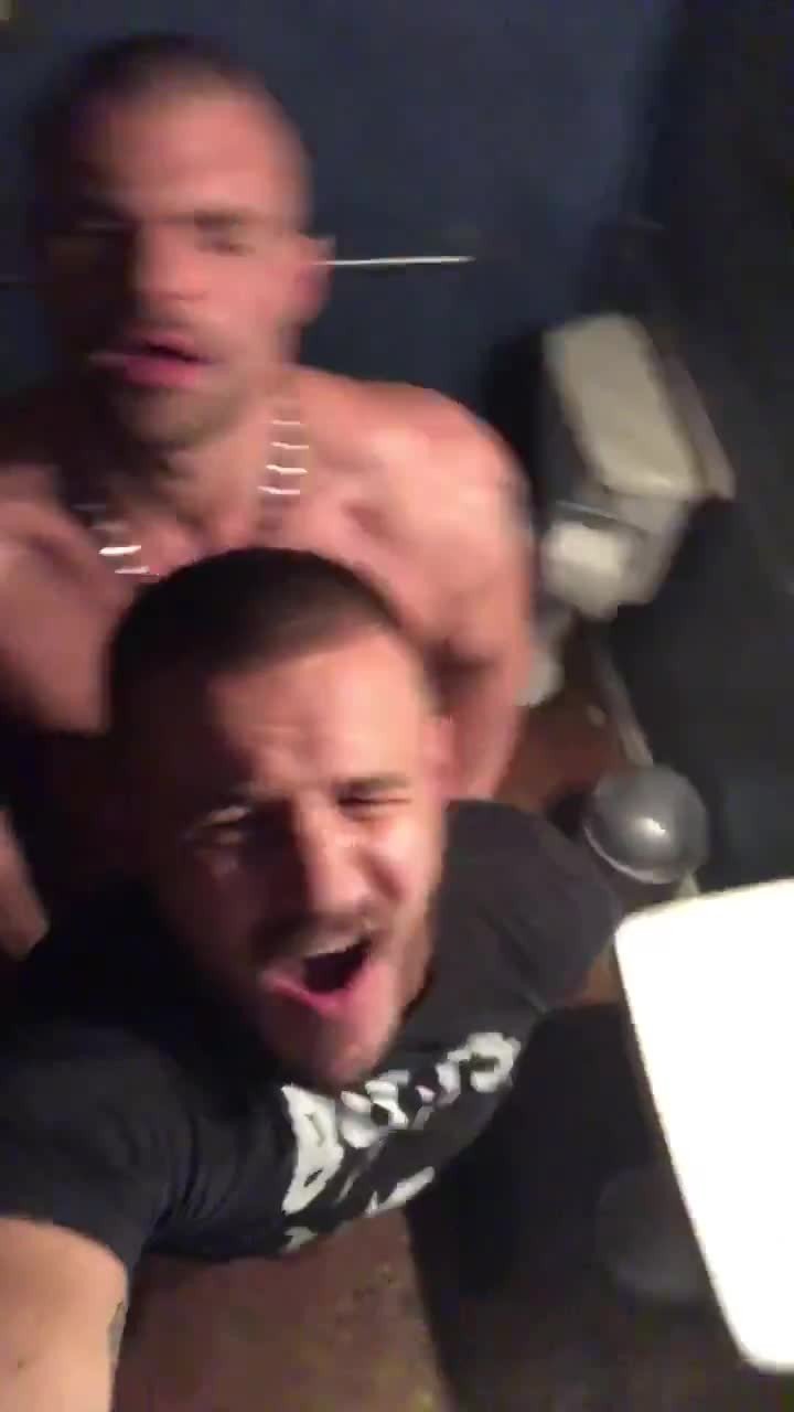 Video by Nickplus33 with the username @Nickplus33, who is a verified user,  February 16, 2024 at 3:28 AM and the text says '#cruising #hotvid #stall #youngdilf #anal #hookup #doggy #fuckfun #chain'