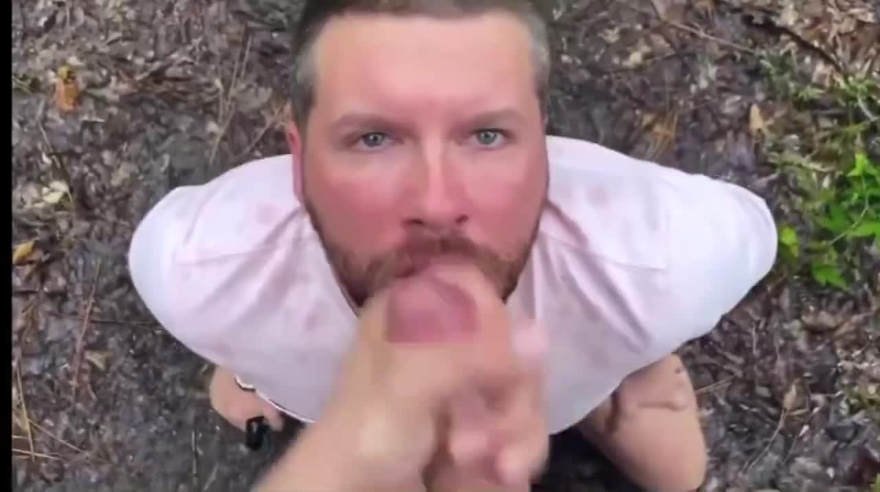 Video by Nickplus33 with the username @Nickplus33, who is a verified user,  May 23, 2024 at 12:52 AM and the text says '#hotvid #cumfacial #cum #outdoorcruising #outdoors #youngdilf #bear #beard #hairy #trimmed  #hung #cummybeard'