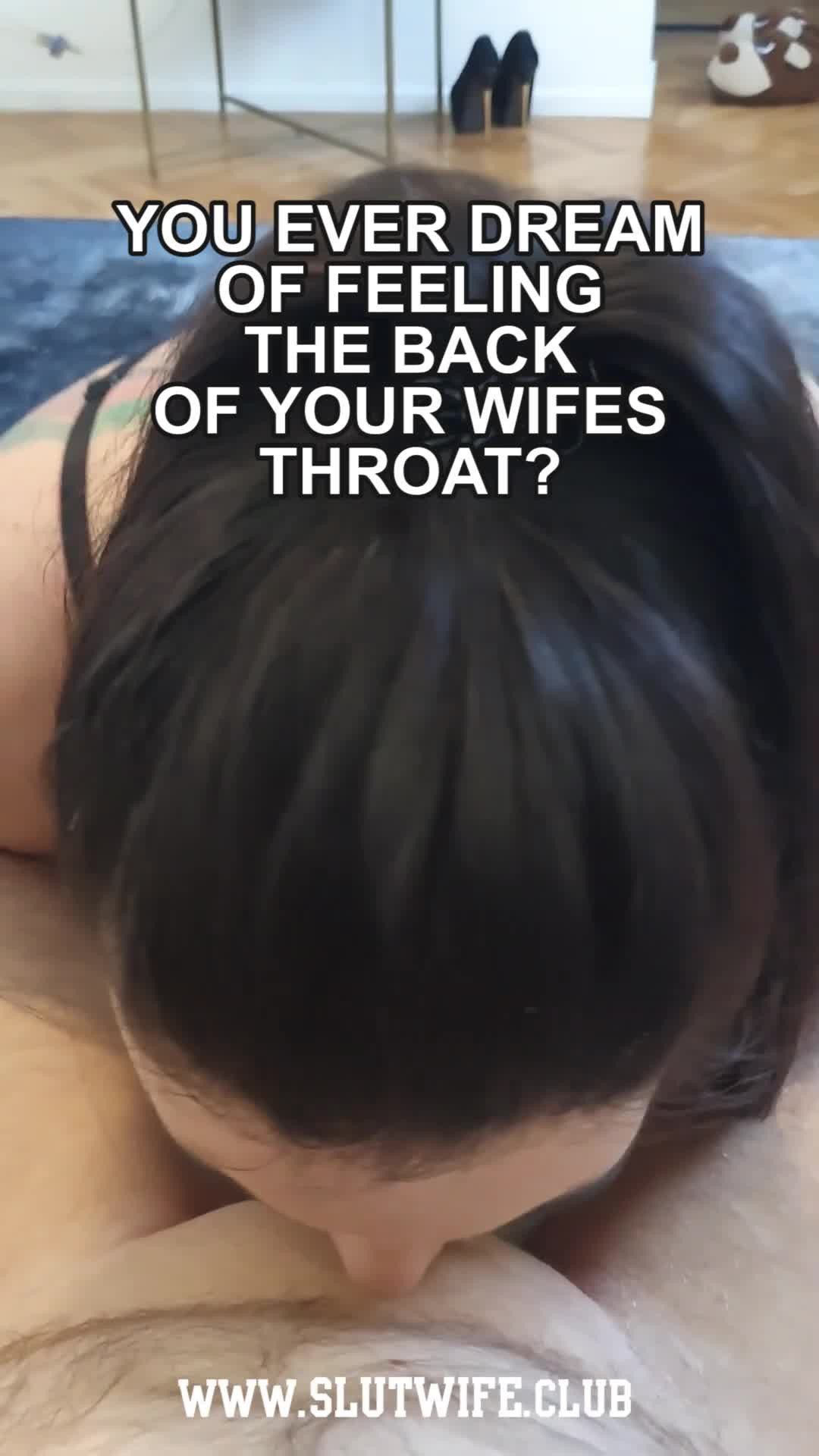 Video by SLUTWIFE CLUB with the username @SlutwifeClub, who is a brand user,  May 10, 2024 at 7:17 AM. The post is about the topic Deepthroat and the text says 'The eyes, Chico, they never lie.
👀😍💦 @GiaChains'