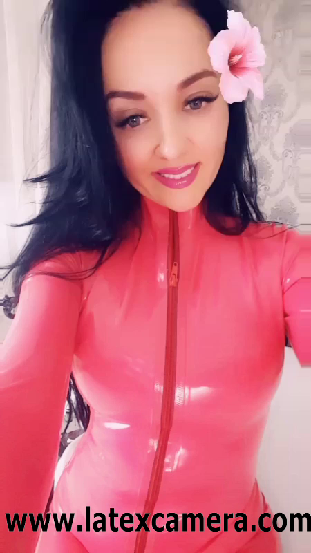 Video by LatexAngel with the username @LatexAngel, who is a star user,  June 11, 2019 at 6:46 PM and the text says 'If there is one thing I am very fond of on https://www.latexcamera.com, that is teasing you in My sexy pink latex catsuit. :)

Be My fan only here:
https://www.latexcamera.com/chat/0AngelNoble0
https://www.sexualeve.com/models/fetish/#angelnoble..'