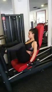 Video by SereneSophie with the username @SereneSophie, who is a star user,  June 5, 2019 at 10:03 AM. The post is about the topic #FitnessGirls and the text says '#IWontGiveUpOn my Body Goals💪 
It Doesn't Get🏋️‍♀️Easier📈You Just Get Better❗
Body Check Tonight at  😁
Let's burn some calories😁👉👌

#FitnessGirl #Fitness #LifeStyle'