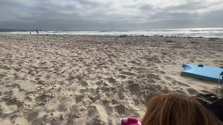 Video by CptSparx with the username @CptSparx,  September 20, 2022 at 5:55 AM. The post is about the topic Public and the text says 'We went to the nude beach on a day with no people there. We were free to do anything we wanted. So we did'