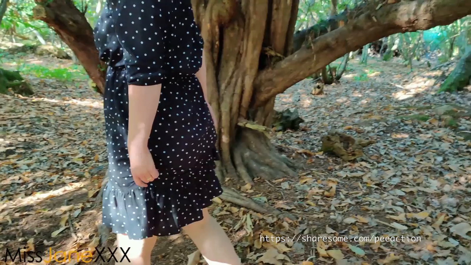 Video by PeeAction with the username @peeaction,  September 12, 2019 at 3:11 AM and the text says 'Lifting her dress, standing and peeing in the woods, what a stream... 

Upload from my collection, Follow the best pee blog for the best pee videos! Questions, Comments or Concerns just direct message me on here and I will get back to you.

*Want me to..'