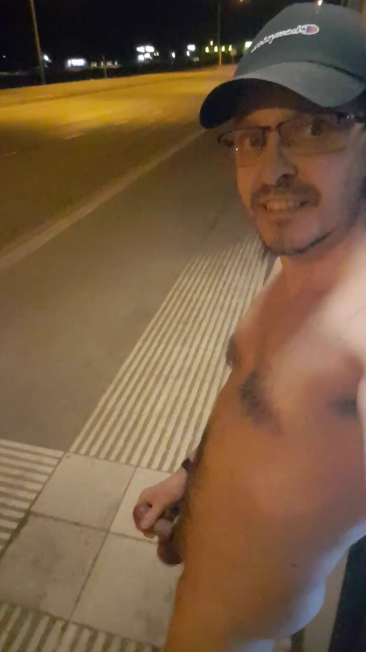 Video by Christofer Döss with the username @ChristoferDoss, who is a verified user,  March 27, 2019 at 5:30 PM and the text says 'My Christofer Döss Sex Exhib public roadtrip #CumVideo... At a store parking lot, under a streetlamp and at a bus stop... I also drove with all indoor lights on to really show me to other car drivers and pedestrians on the outside. 💦💦💦💦💦💦..'