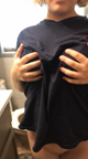 18 Year-Old Does Titty Drop Before Shower