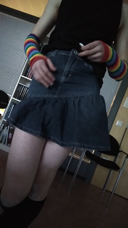 Video by Darky0170 with the username @Darky0170, who is a verified user,  May 3, 2019 at 6:00 AM. The post is about the topic Crossdressers and the text says '*peek*'