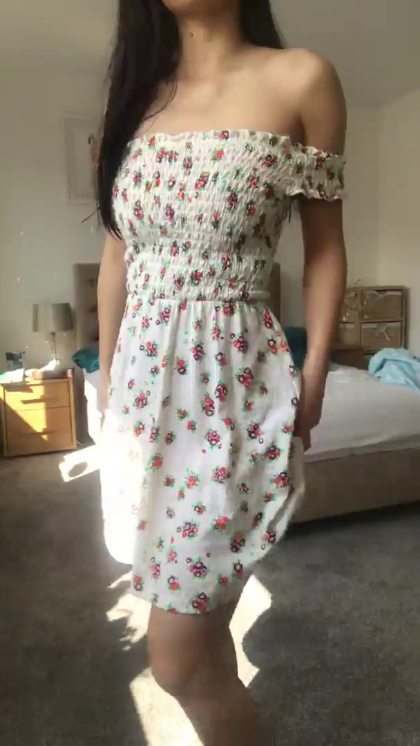 Video by ano with the username @ano,  May 22, 2020 at 2:44 PM. The post is about the topic Busty Petite and the text says 'sundress szn ❤'