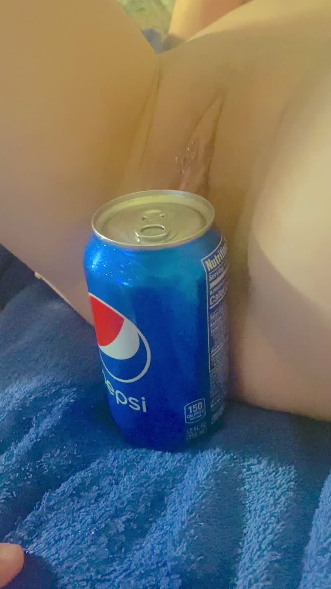 Video by Stag.Dreams with the username @Stag.Dreams,  November 10, 2023 at 11:37 PM. The post is about the topic Pussy stretching and the text says 'pepsi can dissapears!'