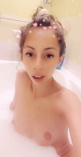 Video by CandieCross with the username @CandieCross, who is a star user,  July 28, 2019 at 10:53 AM. The post is about the topic Small Boobs and the text says 'Titts bubbles ❤❤❤ #smallboobs #sexy #bath'