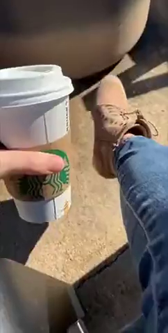 Shared Video by Mydeepestsecrets with the username @Mydeepestsecrets,  April 26, 2020 at 2:10 PM. The post is about the topic Pussy of the day... and the text says 'Slutty fun at Starbucks..:

More pussy, tits, and ass! Yes please!

Follow @FatBoneSlim'
