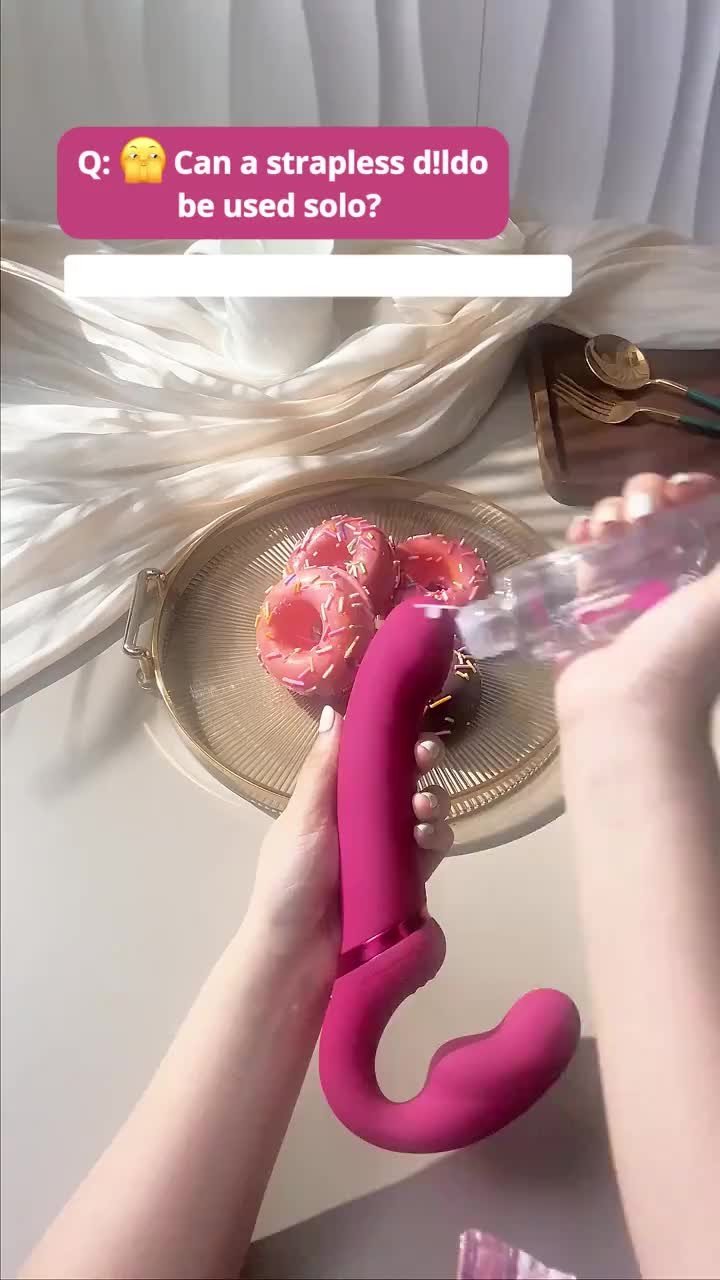 Video by Lovense with the username @Lovense, who is a brand user,  April 22, 2024 at 1:18 PM. The post is about the topic Girls and their toys and the text says 'Why not try out a strapless strap-on for some solo fun?😜 
Lapis has three motors to tease all your sensitive spots. 

Grab this versatile toy and explore different ways to play! 
👉  https://www.lovense.com/r/s732qt

#lovense #lovenseway'