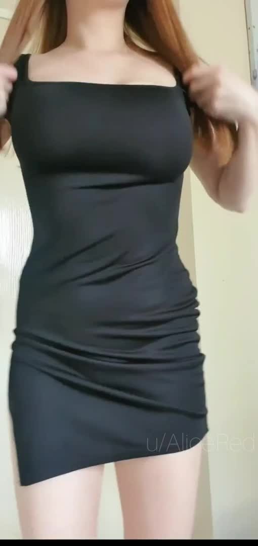 Video by BreastMan with the username @BreastMan,  January 30, 2023 at 11:28 AM. The post is about the topic Super Huge  B(o )( o)s and the text says 'Would you date me if I wore this dress?'