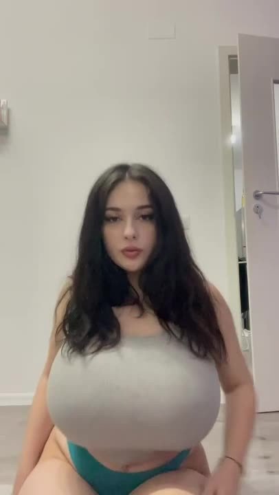 Video by BreastMan with the username @BreastMan,  May 19, 2023 at 8:42 AM. The post is about the topic Super Huge  B(o )( o)s and the text says 'Do you like my bouncy Ukrainian boobs?'