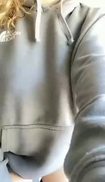 Video by TitLover with the username @Titlovr,  August 31, 2020 at 1:40 PM. The post is about the topic Heavy tits and the text says 'Bet that hoodie smells amazingly'
