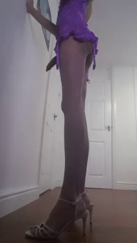 Video by NymphoDazed with the username @NymphoDazed,  August 18, 2019 at 7:15 AM. The post is about the topic Sissy and the text says 'Breeding His Boy Pussy in Heels'