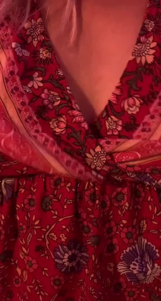 Video by Kimthemilf with the username @Kimthemilf, who is a verified user,  September 21, 2023 at 5:14 AM. The post is about the topic Hotwife and the text says 'Love being so free under my dress'