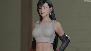 Video by sfmcompile with the username @sfmcompile, who is a brand user,  November 27, 2019 at 3:22 AM. The post is about the topic Hentai and the text says 'Intense Footjob From Tifa #finalfantasy #tifalockhart #footjob #force #hentai #sfm #cumshot'