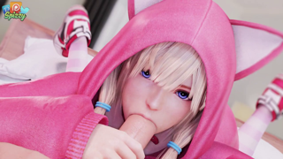 Video by sfmcompile with the username @sfmcompile, who is a brand user,  December 7, 2019 at 1:44 AM. The post is about the topic Hentai and the text says 'Marie Rose in Cute Cat Hoodie #marierose #deadoralive #doa #blowjob #rule34 #hentai #sfm'