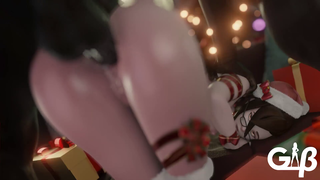 Video by sfmcompile with the username @sfmcompile, who is a brand user,  December 15, 2019 at 6:52 PM. The post is about the topic Hentai and the text says 'Mei Got Unwrapped Before Xmas  #christmas #mei #overwatch #hentai #sfm #rule34 #blender #sfm'