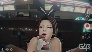 Video by sfmcompile with the username @sfmcompile, who is a brand user,  February 22, 2020 at 4:07 AM. The post is about the topic Hentai and the text says 'Mai Shiranui in Bunny Costume Blowjob #kingoffighters #mai #rule34 #hentai #sfm #ahegao #blowjob'