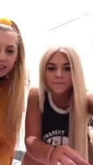 Video by DirtyGirlsUSA with the username @DirtyGirlsUSA,  October 7, 2019 at 6:55 AM. The post is about the topic Lesbian and the text says '2 DirtyGirls getting it on in a dressing room!'