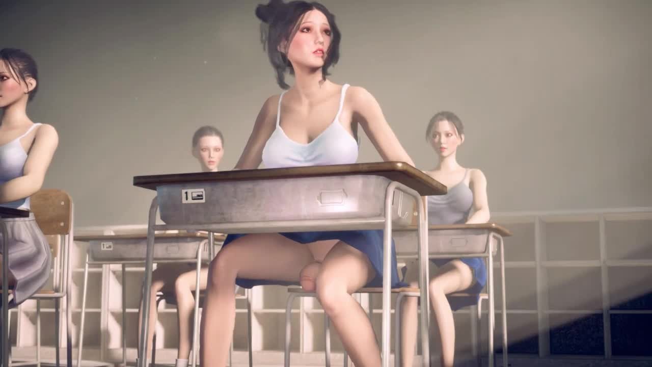 Video by sex-emulator with the username @sex-emulator, who is a brand user,  July 28, 2022 at 11:40 AM. The post is about the topic Tgirl Hentai / Futanari and the text says 'Futanari Asian Girl Masturbating in Classroom in Public'