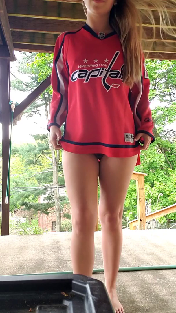Video by bull21 with the username @bull21,  September 4, 2020 at 5:22 PM. The post is about the topic Teen and the text says 'Because 2 hockey jerseys are better than 1'