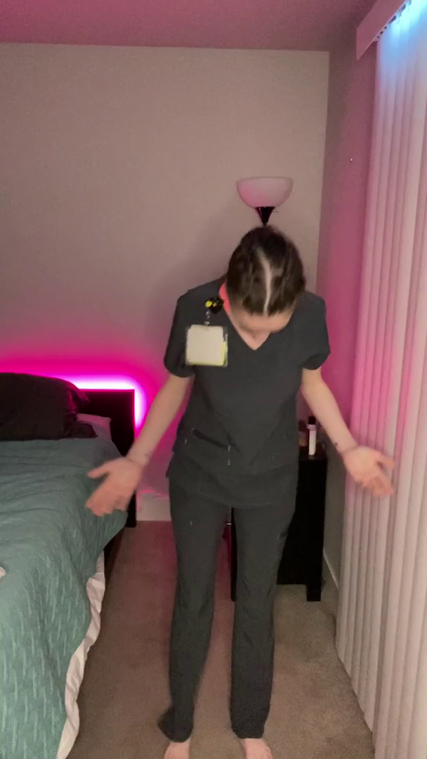 Video by bull21 with the username @bull21,  November 6, 2020 at 11:35 PM. The post is about the topic Teen and the text says 'First tik tok in the scrubs.. what do you think'