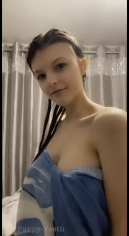 Video by bull21 with the username @bull21,  December 8, 2020 at 5:18 PM. The post is about the topic Teen and the text says 'Just got out of the shower n just thought I’d do a towel drop'