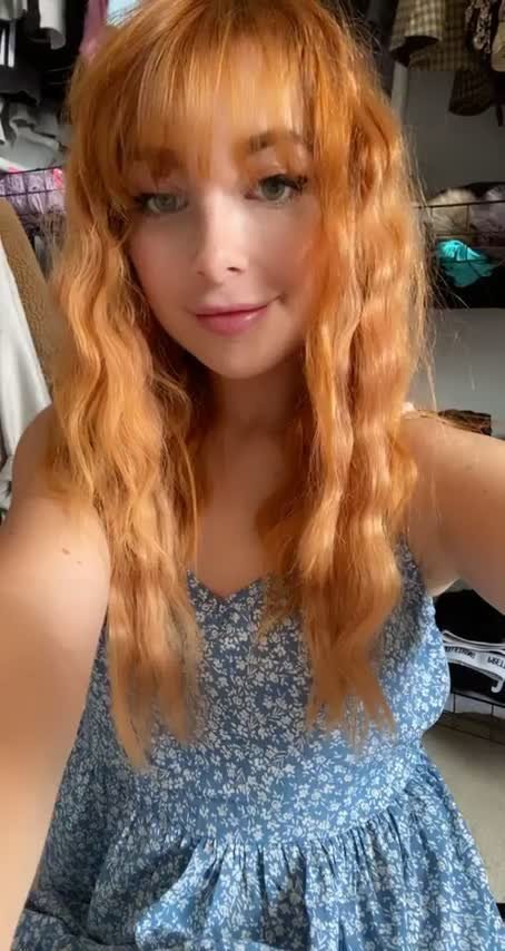 Video by bull21 with the username @bull21,  January 8, 2022 at 11:48 AM. The post is about the topic Homemade and the text says 'The ginger teen you saw today in her summer dress had no panties on'