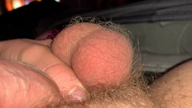 Very Hairy Teen Plays With Cock