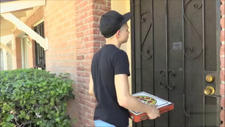 Video by Keith with the username @KLBrown61, who is a verified user,  September 3, 2020 at 1:28 AM and the text says 'Pizza Delivery Boy Gets A Huge Tip'