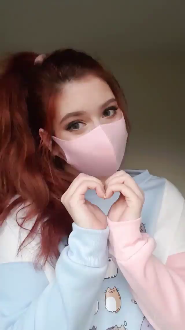 Shared Video by HentaiManiaCosplay with the username @HentaiManiaCosplay,  February 9, 2020 at 11:45 AM and the text says 'come smother me please'