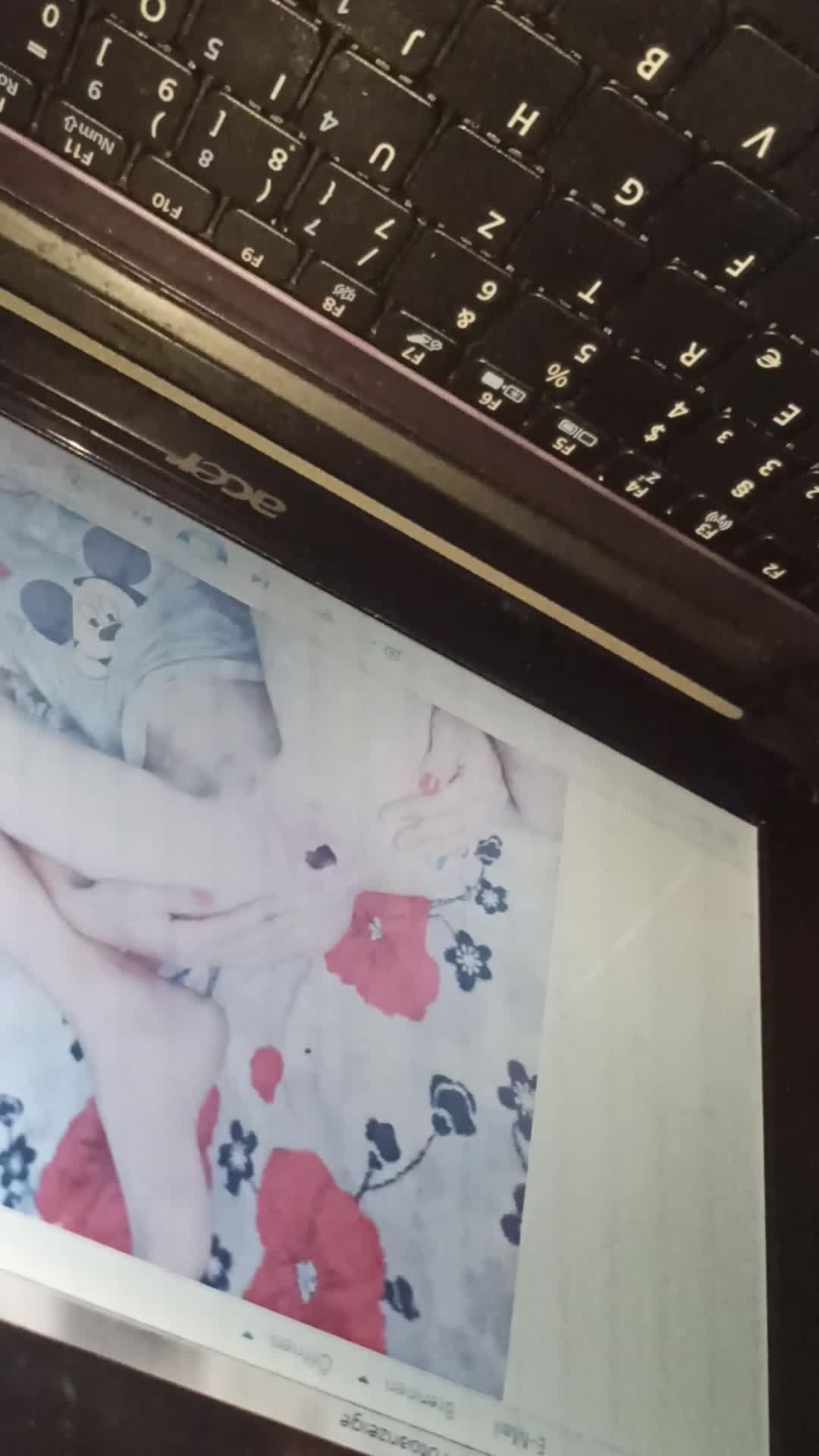 Video by Linki2510 with the username @Linki2510, who is a verified user,  August 30, 2021 at 5:33 PM. The post is about the topic Cum tributes and the text says '@SofiCrimea
mmmm, love your hot streched pussy😍😍🤤🤤🤤'