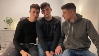 Video by swissangel with the username @swissangel,  September 30, 2021 at 8:49 AM. The post is about the topic Gay Cum Eating Vids and Stuff and the text says '3some with cum'