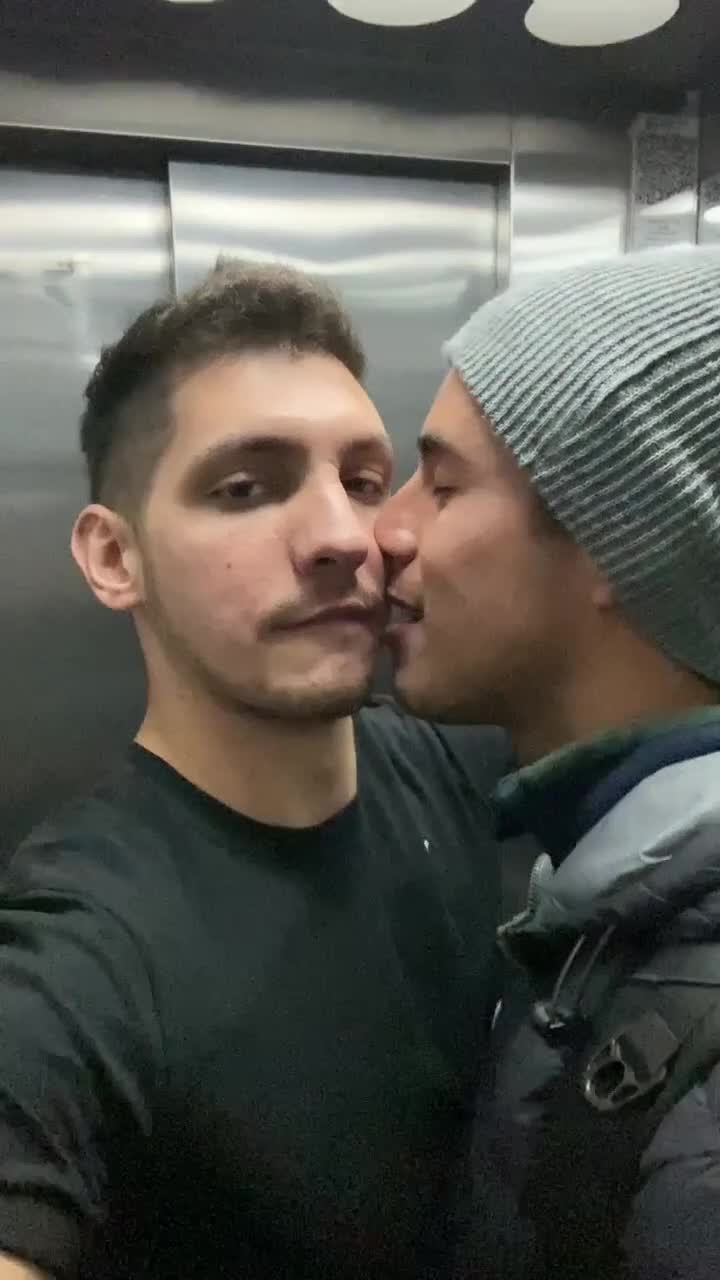 Video by swissangel with the username @swissangel,  December 9, 2021 at 9:06 AM. The post is about the topic Gay Cum Eating Vids and Stuff and the text says 'Elevator snack'