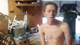 Video by swissangel with the username @swissangel,  December 24, 2021 at 6:34 PM. The post is about the topic Gay Cum Eating Vids and Stuff and the text says 'Swallowing & bb in the garage'