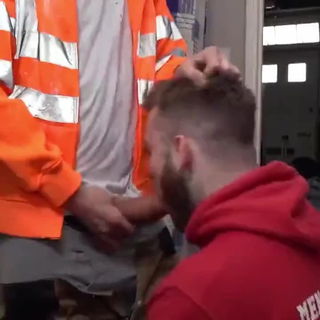 Video by swissangel with the username @swissangel,  March 19, 2023 at 9:06 AM. The post is about the topic Gay Cum Eating Vids and Stuff and the text says 'Construction worker's fun - with cum'