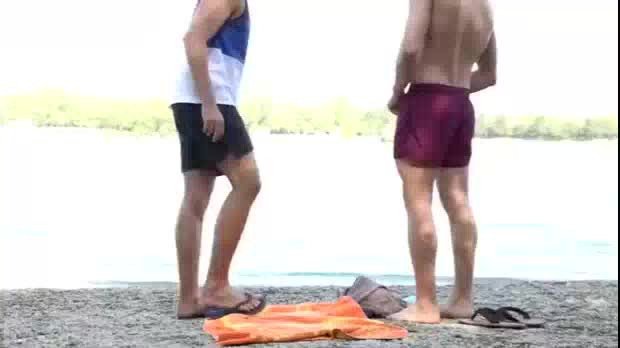 Video by swissangel with the username @swissangel,  April 6, 2024 at 5:00 PM. The post is about the topic Gay Cum Eating Vids and Stuff and the text says 'Swimmers having bareback sex after the swim'