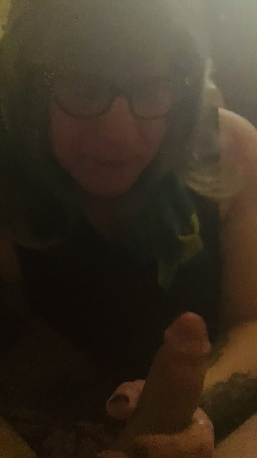 Video by DangerMarcy with the username @DangerMarcy, who is a verified user,  May 26, 2024 at 1:10 AM. The post is about the topic blowjob and the text says 'Another random cock for me to suck. I cant help but be a slut 😉
The footage is about as grainy as the hotel it was filmed  in. The seedy place that is perfect for sluts like myself. Taking cock all night🥰'