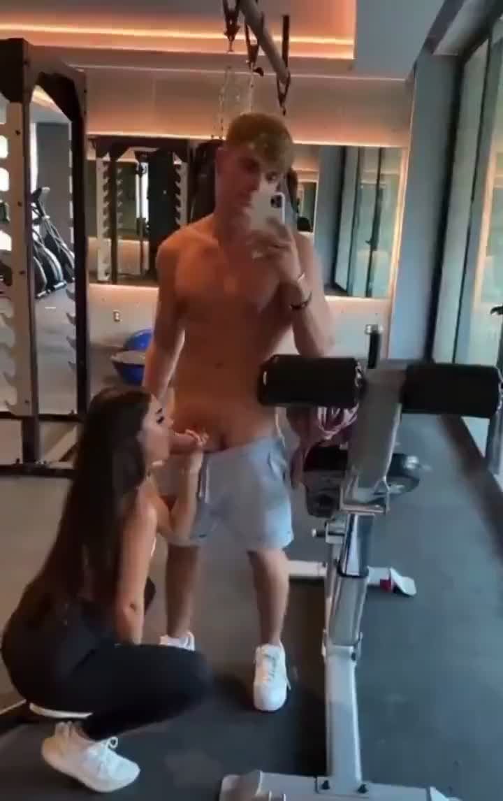 Video by bigbenganegra with the username @bigbenganegra,  August 21, 2023 at 4:26 PM. The post is about the topic blowjob and the text says 'she couldn't even stand to leave the gym'