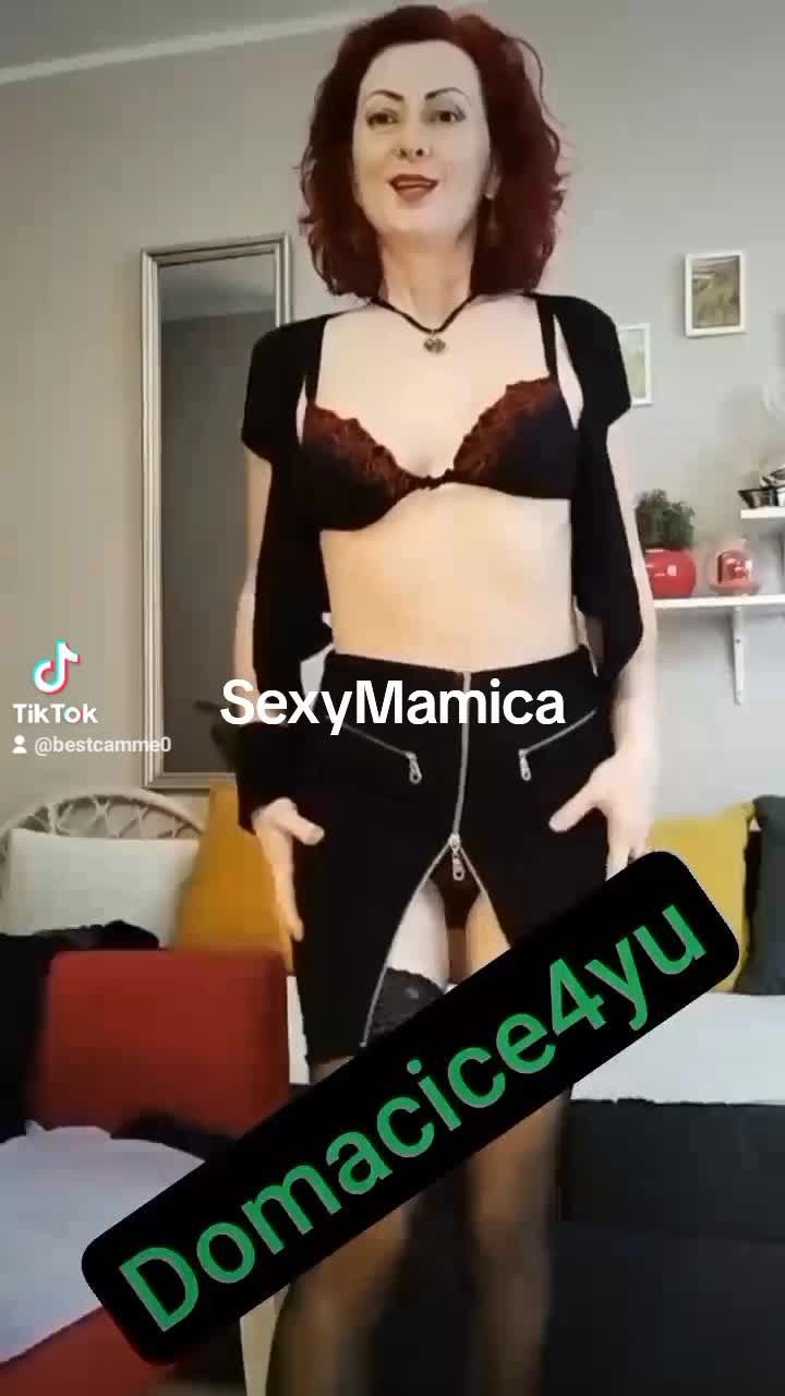 Video by DonBrane with the username @DonBrane, who is a verified user,  April 29, 2024 at 9:08 PM. The post is about the topic MILF and the text says 'https://domacice4yu.com/en/profile/sexymamica/'