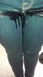 Video by Mysterpee with the username @Mysterpee,  August 11, 2022 at 6:51 PM. The post is about the topic Peeing in her clothes and the text says 'So sexy when she lets it go in her jeans #wetting #peeing #omorashi #wetpants #peepants #pee'