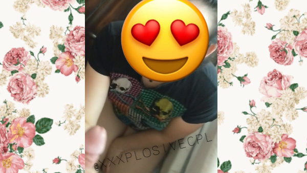 Shared Video by XXXplosivecpl with the username @xxxplosivecpl,  February 21, 2020 at 5:22 PM. The post is about the topic Cum Sluts and the text says 'A video of us :D #couple #wife #cum'